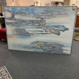 "Celebrate" Abstract Framed Canvas