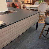 BDI USA "Sequel"  L-Shape Desk & Two File Cabinets