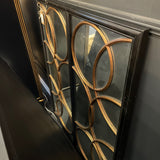 Black and Gold Mirror