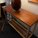 Custom Made Wood Console Table