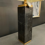 Restoration Hardware Black Marble Table Lamp