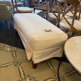 Pottery Barn Slip Cover Bench