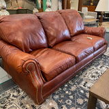 Hancock & Moore Three on Three Leather Sofa