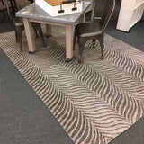 5'x7' Zebra Print Area Rug