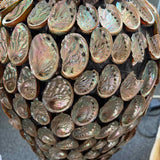 Three Hands Oyster Shell Vase