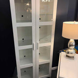 Ikea "Brimnes" Glass Front Cabinet