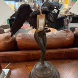 "Descending Night" Bronze Statue by. A.A> Weinman