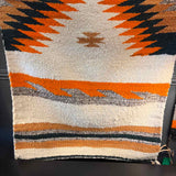 26"x31" Vintage Handmade Wool Throw Rug