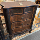 Woven Finish Accent Chest