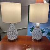 Chrome Metal & Jewels Table Lamp