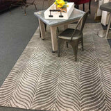 5'x7' Zebra Print Area Rug