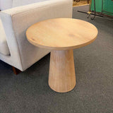 PAIR of Modern Pedestal End Tables