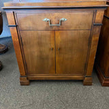 Century Burl Walnut Nightstand