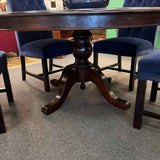 60" Round Pedestal Base Dining Table