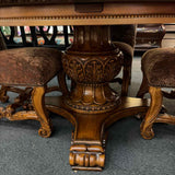 Round Pedestal Dining Table & Chairs