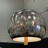 Lumens Pierced Metal Sphere Pendant