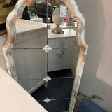 Distressed Finish Arched Mirror