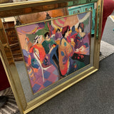 "Corner Cafe" by Issac Maimon Framed Art