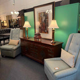 Thomasville High Back Slipper Chair