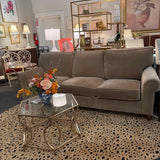 Century Three on Three Velvet Sofa