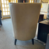 Bernhardt Leather Wingback Chair