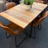 SET of 4 Walker Edison Vegan Dining Chair