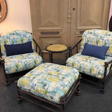 Luxury 4 Piece Patio Lounge Set with Sunbrella Cushions