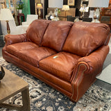 Hancock & Moore Three on Three Leather Sofa