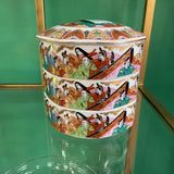 Vintage Japanese Porcelain Stacking Box