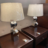 Robert Abbey Modern Chrome Table Lamp