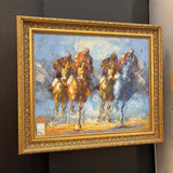 "Horse Racing" Framed Art by: Anthony Veccio