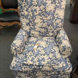 Botanical Pattern Slipcover Arm Chair