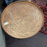 Gold Metal Accent Table