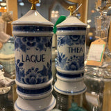 Maitland Smith Blue & White Porcelain Canister Set