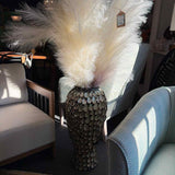 Three Hands Oyster Shell Vase