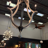 Distressed Finish Chandelier