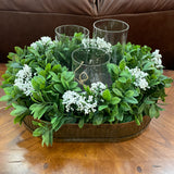 Three Candle Holder Centerpiece