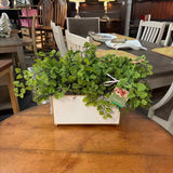 Floral Arrangement Custom Ivy/Greenery in White/Gold