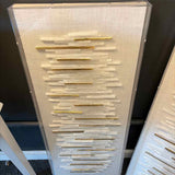Stacked Stone with Acrylic Shadowbox Frame