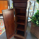 Display Cabinet Storage Podium Plant Stand