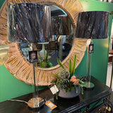 "NEW" Robert Abbey Chrome Table Lamp