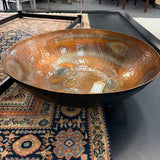 Hammered Metal Copper Bowl