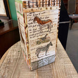 John Derian Hand Painted Lidded Jar