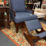Custom Chair & Ottoman