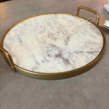 Round Marble Tray