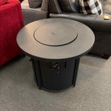 30" Black Round PropaneFirepit