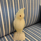 Vintage Italian Alabaster Cockatoo