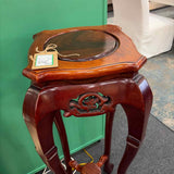 Chinese Carved Rosewood Plant Stand