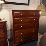 Dark Cherry Finish Chest of Drawers