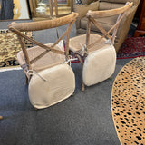 PAIR of Restoration Hardware "Madeleine" Bentwood Style Dining Chairs